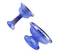 JOINPAYA Copas de Adoración de Vidrio Base, Delicadas Copas de Ofrenda y Decoración del Hogar, Cuencos Multiusos para Templos y Uso Ritual Budista, Vidrio Liso Elegante