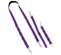 JOINPAYA Correa para Perros de Aseo Ajustable de Nylon Resistente, Set de 3 Cuerdas para Baño y Peluquería en Color Púrpura, para Uso Doméstico y Profesionales del Cuidado Canino