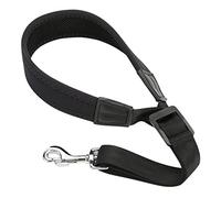 JOINPAYA Correa para Saxofón de Cuero Ajustable Accesorio para Saxofón para Practicar Casa o Concierto Correa de Cuero Versátil Gancho Metálico