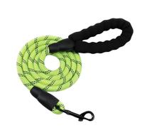 JOINPAYA Correa Reflectante para Tirar de Mascotas de Nailon Redonda Mango de Espuma Antiexplosión, Tamaño Mediano, para Entrenamiento y Paseo Diario de Perros Color Color Aleatorio