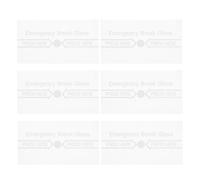 JOINPAYA Cubierta Protectora de Alarma contra Incendios Transparente, 6 Cristales de Vidrio Rompible para Interruptor Manual, Resistente al Calor, Antivandálica, Adecuado para Seguridad