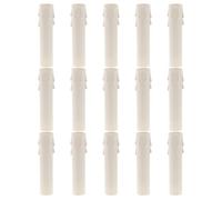 JOINPAYA Cubiertas de Portalámparas para Velas Lágrima 15 Piezas 30x100 Mm Plástico Color Claro Protectores de Goteo para Lámparas de Araña Decoración Hogar