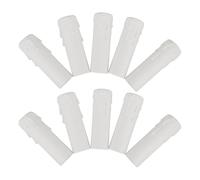 JOINPAYA Cubiertas para Portalámparas de Araña, Fundas para Velas Que Gotean, PVC Blanco, 12 Piezas, Compatibles con Bombillas de Araña, para Cocinas y Comedores