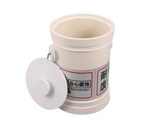 JOINPAYA Cubo para Residuos Químicos, Cubo para Eliminación de Disolventes, PP, 1l, Beige, Boca Ancha, Tapa Hermética, 20x12,5x12,5cm, para Residuos Ácidos y Bases, Uso Varios Estilos