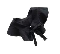 JOINPAYA Cuello Falso Decorativo de Falbala para Mujer, Accesorio de Ropa Desmontable, Color Negro, Diseño Volantes, Ligero y Versátil, Adecuado para Camisa y Camiseta en Estación Cálida