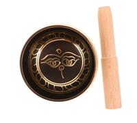 JOINPAYA Cuenco De Cobre Budista Cuenco Tibetano Metales Grandes Para Yoga y Meditación Casa o Templo