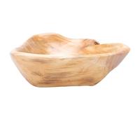 JOINPAYA Cuenco de Raíz Tallada de Madera Maciza Capacidad Grande, Superficie Lisa y Estable, Cuenco Artesanal para Dulces y Snacks, Adecuado para Salón