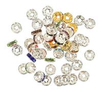 JOINPAYA Cuentas Espaciadoras Redondas de 8 MM para Bisutería 300 Unidades Multicolor Accesorios para Joyería Cuentas Sueltas para Pulseras y Material Duradero y Resistente