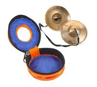 JOINPAYA Cymbal Bell De Cobre Para Yoga y Meditación Instrumento De Percusión Manual Tingsha Chimes Para Terapia De Sonido y Mindfulness Resistente y Fácil De Usar