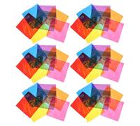 JOINPAYA de Celofán de Colores Fácil de Cortar 90 Hojas Transparente Seguro para Manualidades y Envoltorio de Regalos Adecuado para Ejercicios Creativos en Clase