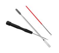 JOINPAYA Destornillador de Bolsillo Mango Negro Aguja para Muelle y Herramienta de Doble Punta para Flauta Clarinete y Saxofón Reparación y Ajuste Profesional