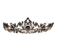 JOINPAYA Diadema Barroca Gemas de Imitación para Eventos Obsequios y Concursos de Belleza, Accesorio para Cabello de Novia y Princesas