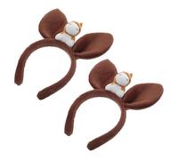 JOINPAYA Diadema de Caballo 2026 Orejas de Peluche, 2 Piezas, Accesorio de Disfraz Animal para Fiestas y Cosplay, Diademas Suaves y Ajustables para Niña, Decoración para