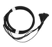 JOINPAYA Diadema para Hombre Árabe Pañuelo Shemagh Negro Trenzado 48 Cm, Banda Cabeza Musulmana para Disfraces, Carnaval y Cosplay, Accesorio Tradicional Oriente Medio
