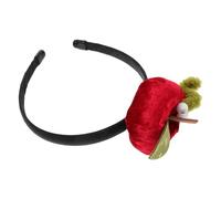 JOINPAYA Diadema Retro De Manzana Para El Cabello Tocado Navideño Para Mujer Navideña Accesorios Navideños Disfraz De Pan De Jengibre Flores Navideñas Para El Cabello Tela
