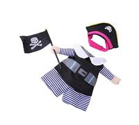 JOINPAYA Disfraz De Pirata para Mascota Gorro Adorable para Gato Cómodo Disfraz Decorativo para Perro para Fiesta De Disfraces