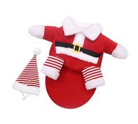 JOINPAYA Disfraz Navideño para Perros XL Ropa para Mascotas Cálida y Cómoda Abrigo de Perro Diseño Divertido Manto de Navidad Adecuado para Fiestas y Fotografía