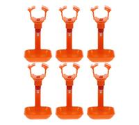 JOINPAYA Dispensador de Agua Rellenable para Polluelos de y Codornices Bebedero Pequeño de Plástico para Aves de Corral Paquete de 6 Unidades Adecuado para Cría y Granjas Domésticas