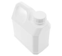 JOINPAYA Dispensador de Leche de Plástico Reutilizable Blanco de 1l con Tapa, Recipiente Seguro para Alimentos y Almacenamiento Versátil para Uso On-the-go y Despensa