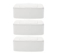 JOINPAYA Dispensador de Toallitas Húmedas Ligero Olor para Bebés, Caja de Almacenamiento Blanco de Pp, 3 Unidades Adecuado para Bolso de Pañales o Cochecito