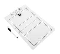 JOINPAYA Elementos Esenciales del Voleibol: Tablero táctico Blanco de PVC, portapapeles para Entrenadores, Ideal para sesiones de Entrenamiento y Partidos