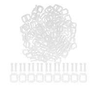 JOINPAYA Equipo de Flejado 100 Hebillas de Plástico para Cierre de Embalaje Manual, Adecuadas para Cajas y Paletas en Logística