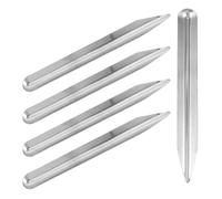 JOINPAYA Espátulas Extremos Redondeados de Laboratorio de Acero Inoxidable 5 Piezas 14,5 Cm para Muestreo y Mezcla de Polvo, Utensilios Científicos Precisos para Transferencia