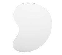 JOINPAYA Espejo Decorativo para Estanque Curvo Agua en Forma de Gota, Accesorio Paisajístico Navideño para Micropaisaje, Diseño Compacto para Decoración de Pueblo de Invierno, 1 Pieza