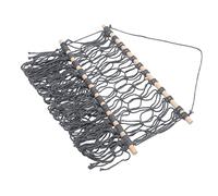 JOINPAYA Estante de Pared para Habitación Infantil Estante de Almacenamiento de Pared Hecho Mano Tapiz de Macramé de Cuerda de Algodón para Decoración de Hogar y Organización de Juguetes Li