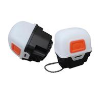 JOINPAYA Estuche para Linterna Frontal de Camping 2 Unidades Caja de Faros LED Portátil de Plástico Resistente Soporte para Luz de Pesca y Senderismo Almacenamiento Ligero y Compacto