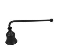 JOINPAYA Extintor de Velas Metálico Negro Herramienta Manual para Apagar Mechas de Velas Perfumadas Mango Largo Ergonómico Práctico Accesorio para Hogar