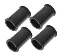 JOINPAYA Funda De Goma Para Micrófono Compatible Ecm-nv1 y Ecm-xm1, 4 Piezas, Amortiguador De Soporte Espaciador Negro Para Montaje y Protección De Micrófonos Profesionales