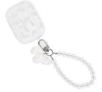 JOINPAYA Fundas Protectoras Transparentes con Efecto Glitter y Diseño de Mariposa para Estuche de Auriculares Inalámbricos Pro Decorativo Antichoque y Antipolvo