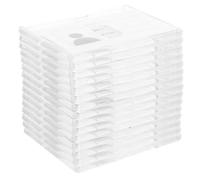 JOINPAYA Fundas Transparentes para Credencial de Plástico Horizontal 15 Piezas Porta Credencial de Trabajo y Estudiante Funda Protectora Reutilizable para Oficina y Escuela