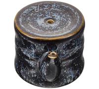 JOINPAYA Gotero de Porcelana Azul para Pintura y Caligrafía, Recipiente de Tinta Acabado Cocido en Horno, Accesorio para Artistas y Calígrafos