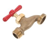 JOINPAYA Grifo de Jardín de Cobre Apertura Lenta, Fácil de Operar, Diseño Vintage Elegante para Balcón y Piscina, Accesorio de Grifería Resistente y Decorativo