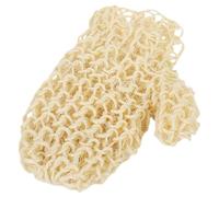 JOINPAYA Guantes Exfoliantes de Yute Beige Multi-funcionales para Ducha, Hechos de Sisal Hemp que Exfolian Suavemente el Tejido y Facilitan el Cuidado Personal