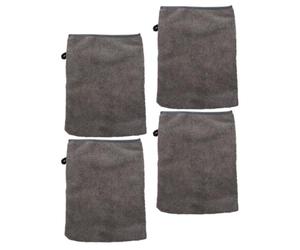 JOINPAYA Guantes Faciales Reutilizables de Microfibra y Poliéster Diseño Colgante, 4 Piezas Cómodas y Prácticas para Limpieza y Desmaquillado del Rostro
