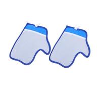 JOINPAYA Guantes Removedores de Pelo de Mascotas Electrostáticos Reutilizables Doble Cara 2 Unidades Color Azul para Eliminar Pelo de Perros y Gatos Muebles Ropa y Coches