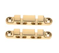 JOINPAYA Guía de Cuerdas Eléctrico Dorado de Metal con Diseño Elegante, Extiende Vida Útil y Optimiza Transmisión Tonal, Incluye Tornillos para Sesiones de Práctica y Conciertos