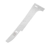 JOINPAYA Herramienta para puente de guitarra: regla de metal de precisión para medir formas, accesorios para instrumentos de guitarra y violín, 3,81 x 0,98 x 0,04 pulgadas