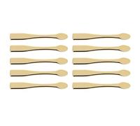 JOINPAYA Herramientas Multifunción para Crema Facial 10 Cucharas de Abs Doradas Cuidado Cutáneo Ideales para Mujeres y Muestras de Cosméticos