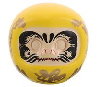 JOINPAYA Hucha Cerámica Japonesa Daruma Alcancía Porcelana con Diseño de Dibujo Animado Caja de Ahorro para Monedas Jarra de Dinero para Escritorio Decoración Hogar Estilo Tradicional