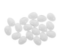 JOINPAYA Huevos Tamaño Natural Falsos de Plástico Realistas 24 Resistentes a Roturas Ideales para Investigación Científica e Interacción para Entrenamiento de Loros y Cacatúas
