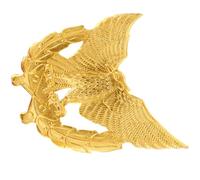 JOINPAYA Insignia Metálica de Águila Grande de Aleación de Zinc Alfiler Decorativo para Ropa Prendedor de Solapa Resistente para Uniforme de Seguridad Accesorio Profesional para