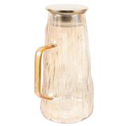 JOINPAYA Jarra de Vidrio para Agua de 1.5l Diseño Grueso y Resistente al Frío, para Té Helado y Bebidas Refrescantes Hogar