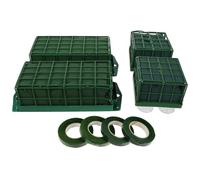 JOINPAYA Jaula de Bloques de Espuma Rectangular 8 Piezas Ventosas para Arreglos de Flores y Artificiales Base para Decoración de Bodas Fiestas y Centros de Mesa Espuma para Flores de