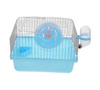 JOINPAYA Jaula De Hámster Portador Portátil para Hámster Maletín De Hámster Llevar Rosa Accesorios Jaula Portátil Jaulas Transportistas Elegante Abdominales Blue