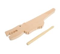 JOINPAYA Json Data Güey De Madera Forma De Cocodrilo Para Pequeños Conocido Guiro Instrumento Musical Para Educativos El Jardín De Infantes