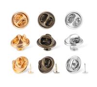 JOINPAYA Juego de 150 Broches de Solapa de Cobre Puro para Mujer, Pasadores de Embrague Multicolor para Broches E Insignias, Accesorios DIY para Manualidades y Uniformes, Color Aleatorio